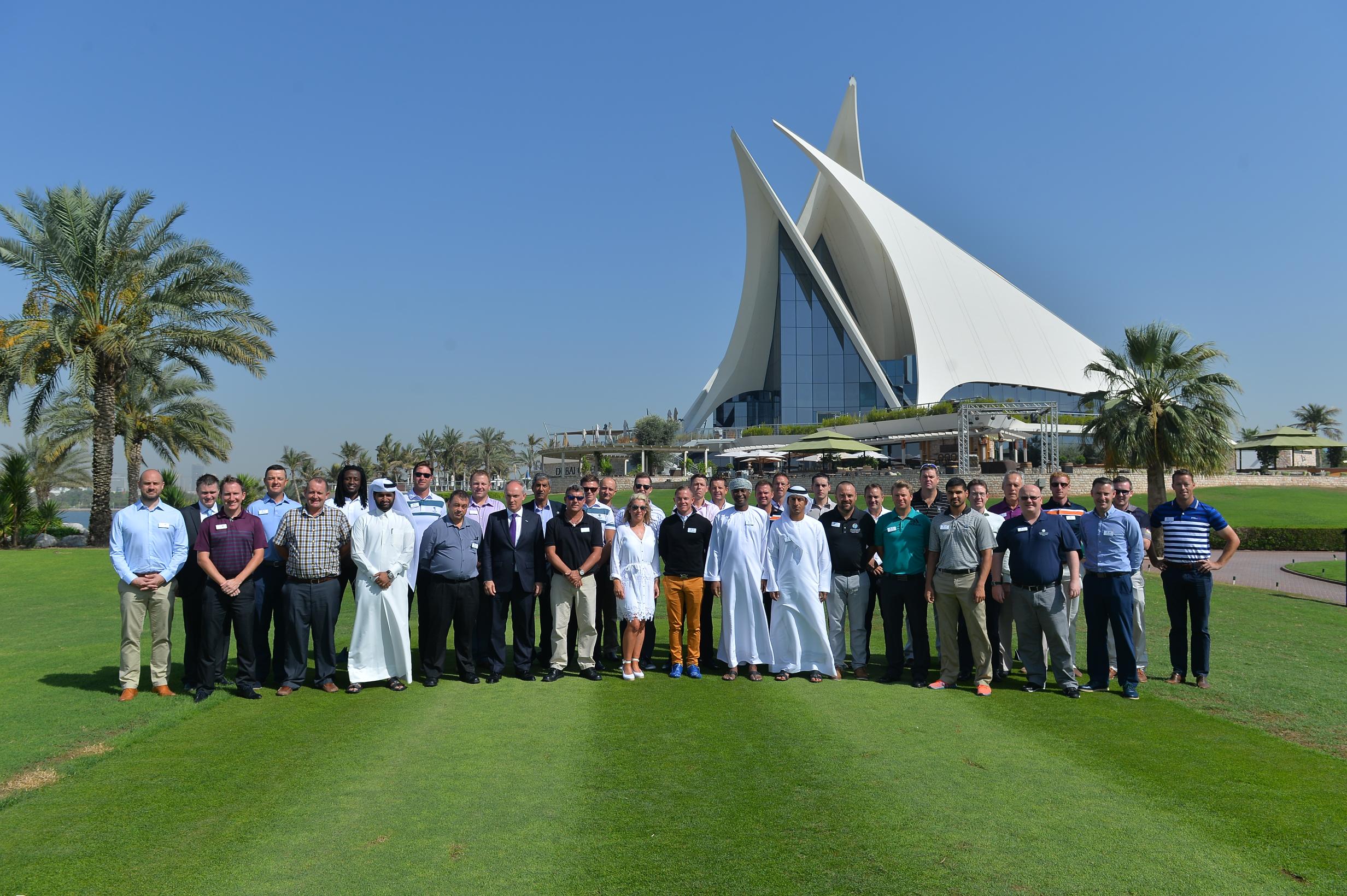 Pictured – The delegates at the MDP programme at Dubai Creek and Yacht Club