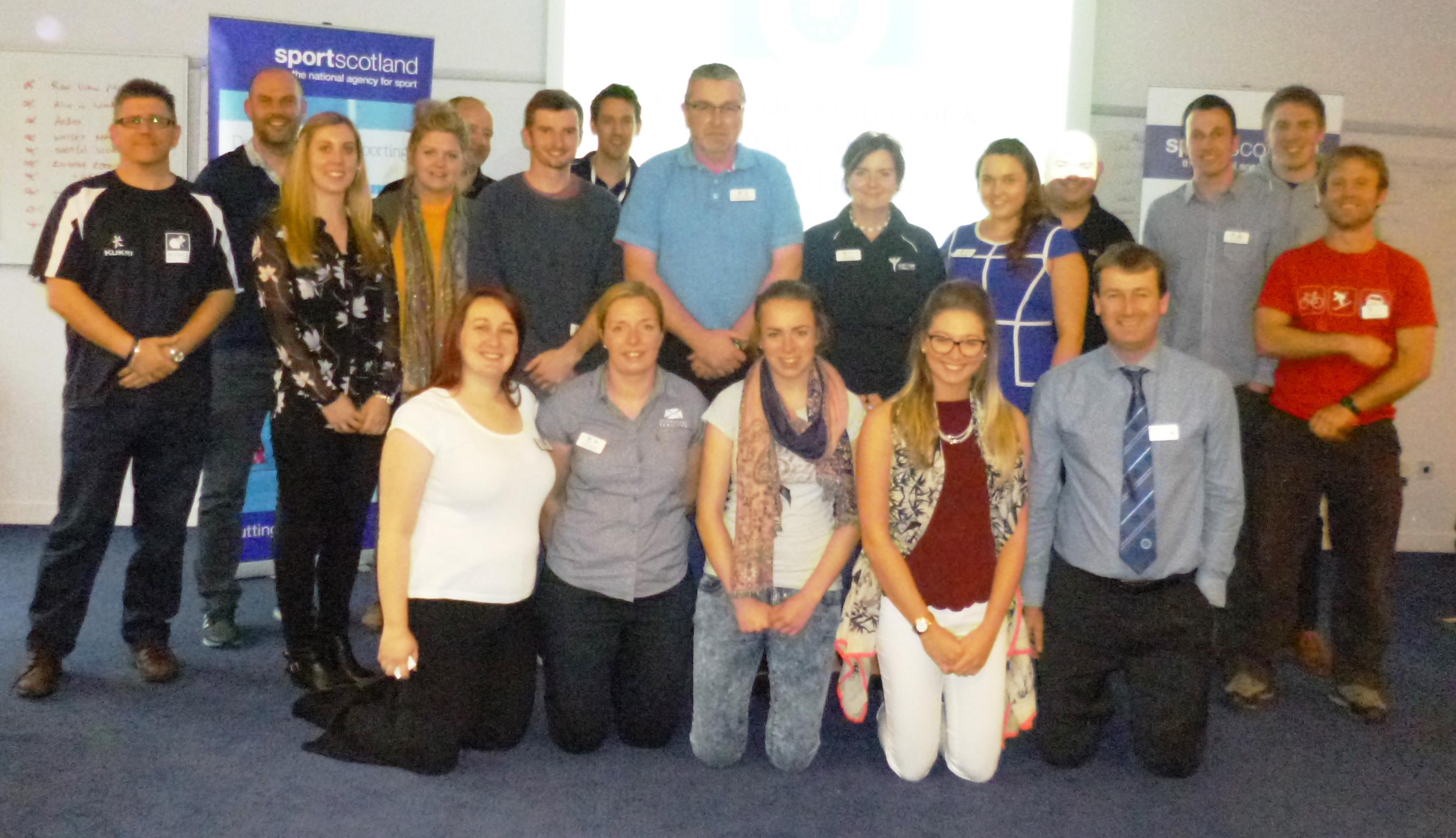 Delegates at the programme with CMAE’s Director of Education Michael Braidwood who facilitated the programme.	