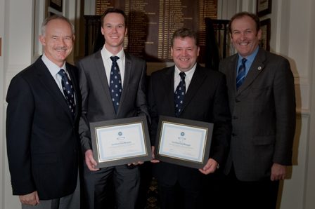 L-R Colin Mayes, Tristan Hall, David Cook & Jerry Kilby