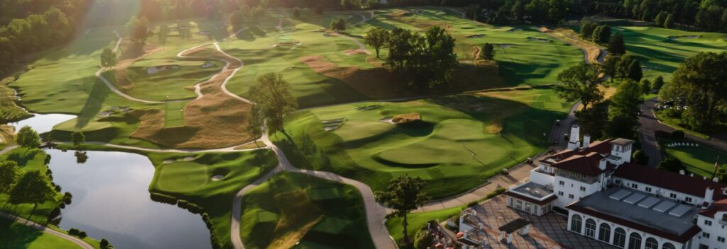 Congressional Country Club from the air