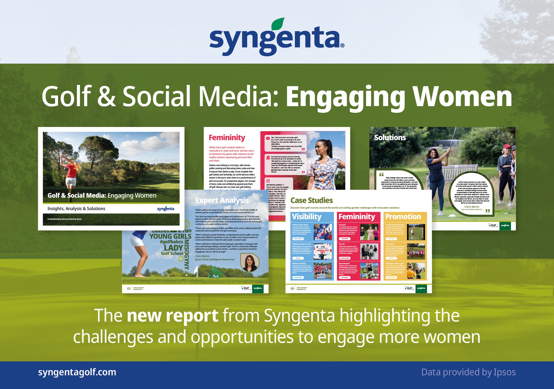 Syngenta Social Listening: TV and Instagram the Way to attract Women Golfers