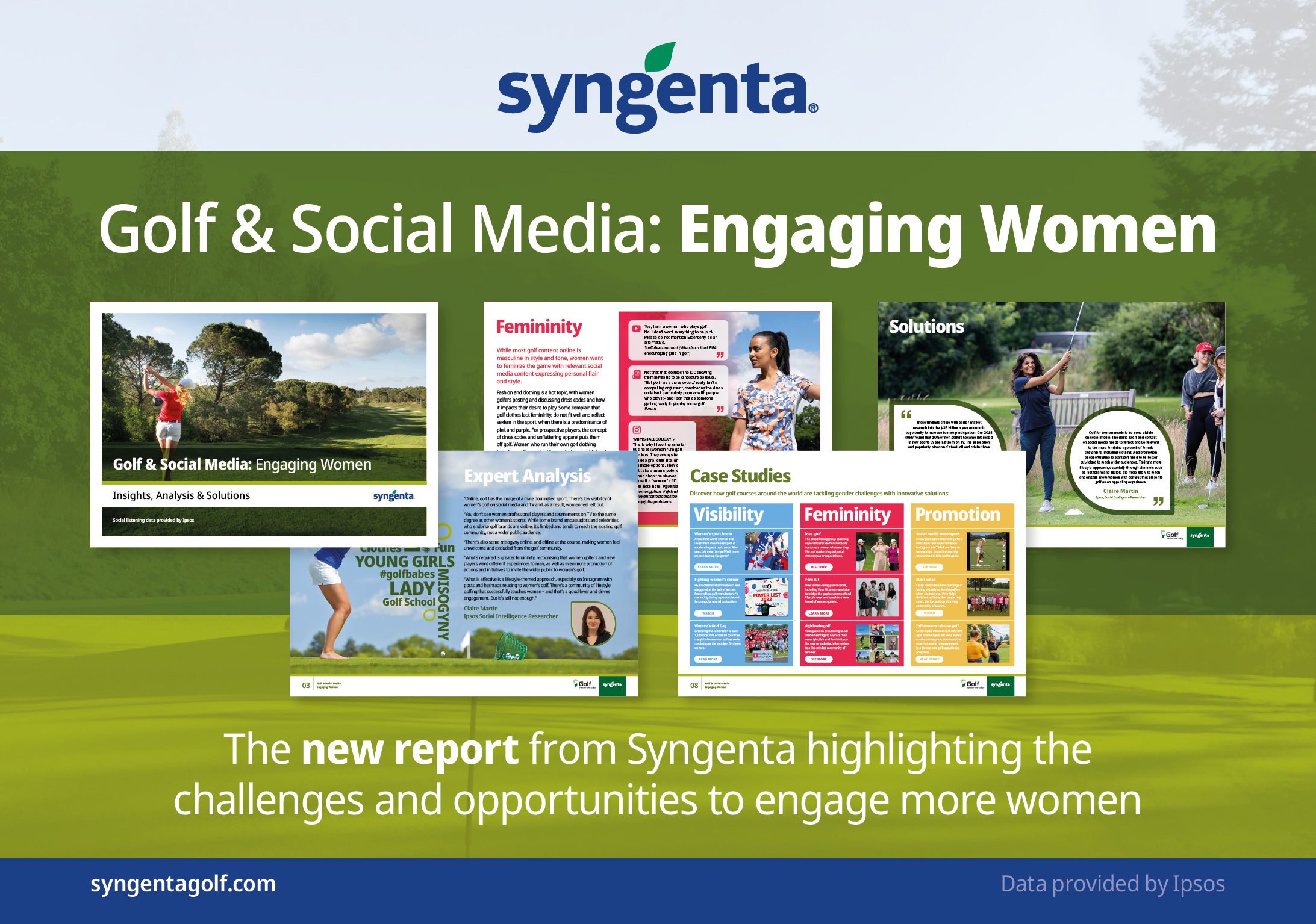 Syngenta Social Listening: TV and Instagram the Way to attract Women Golfers