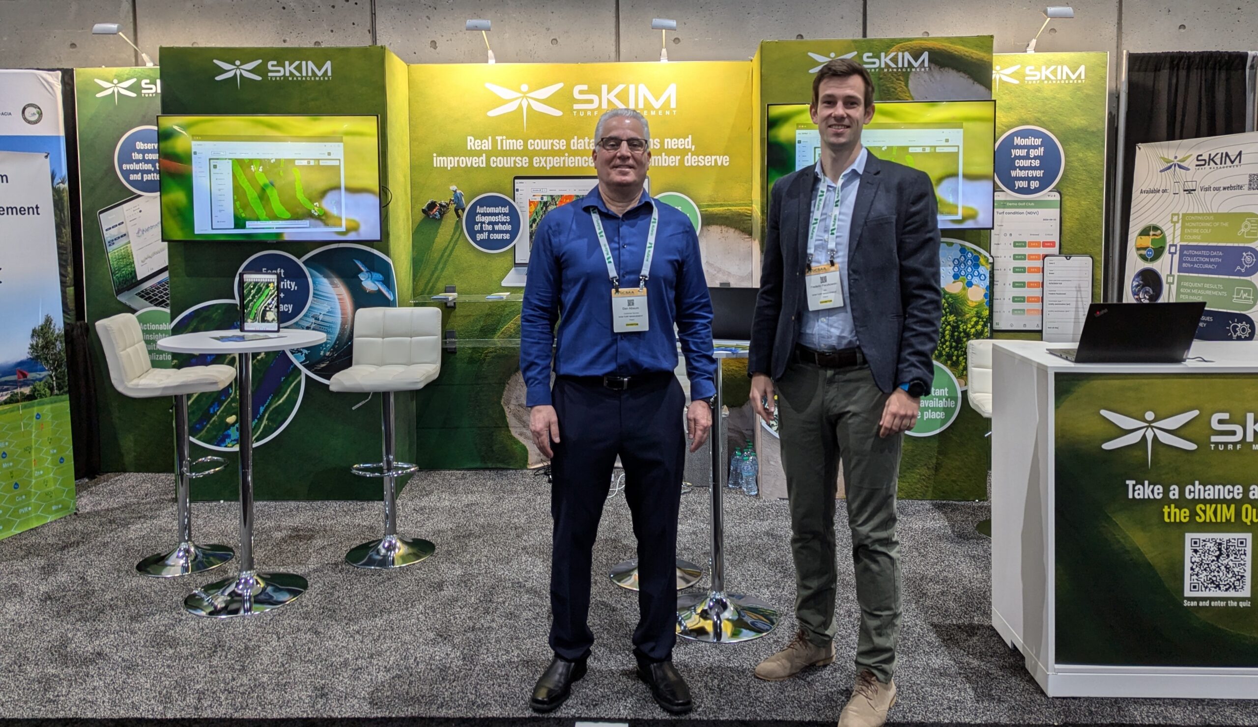 SKIM Turf Management exhibited the benefits of a comprehensive golf course maintenance software at the GCSAA Trade Show in San Diego