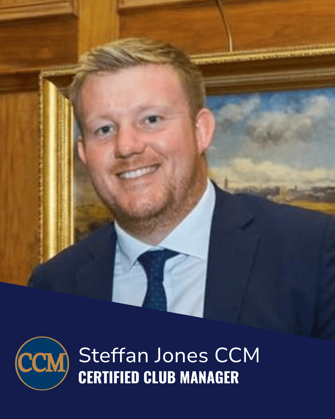 Steffan Jones Awarded Certified Club Manager (CCM) Designation
