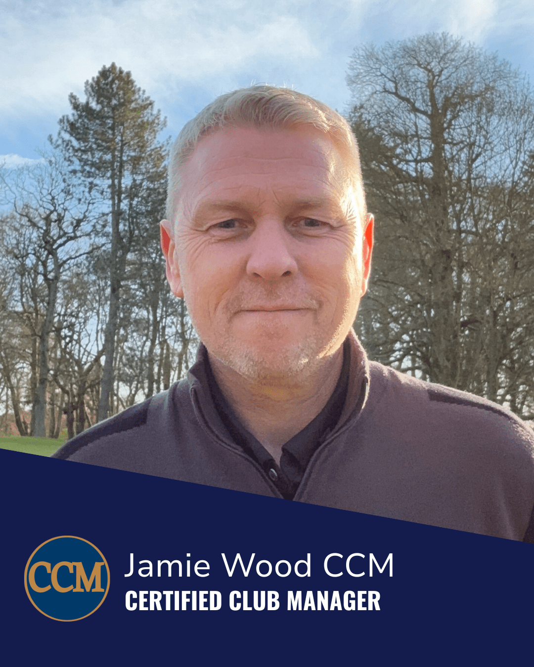 Jamie Wood achieves Certified Club Manager (CCM) Status