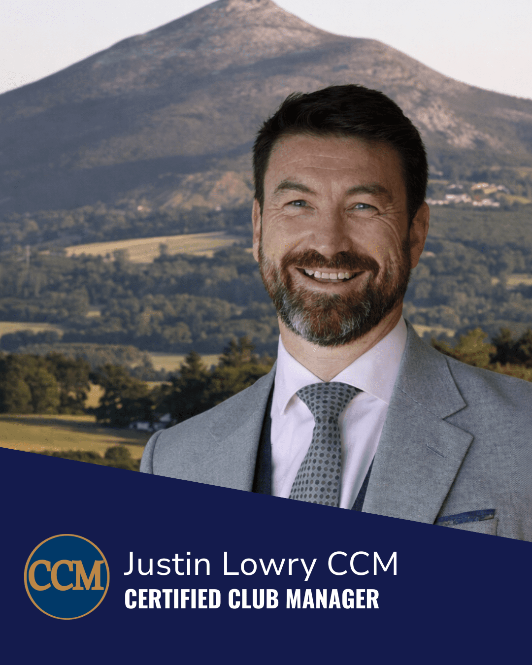 Justin Lowry Achieves Certified Club Manager (CCM) Designation